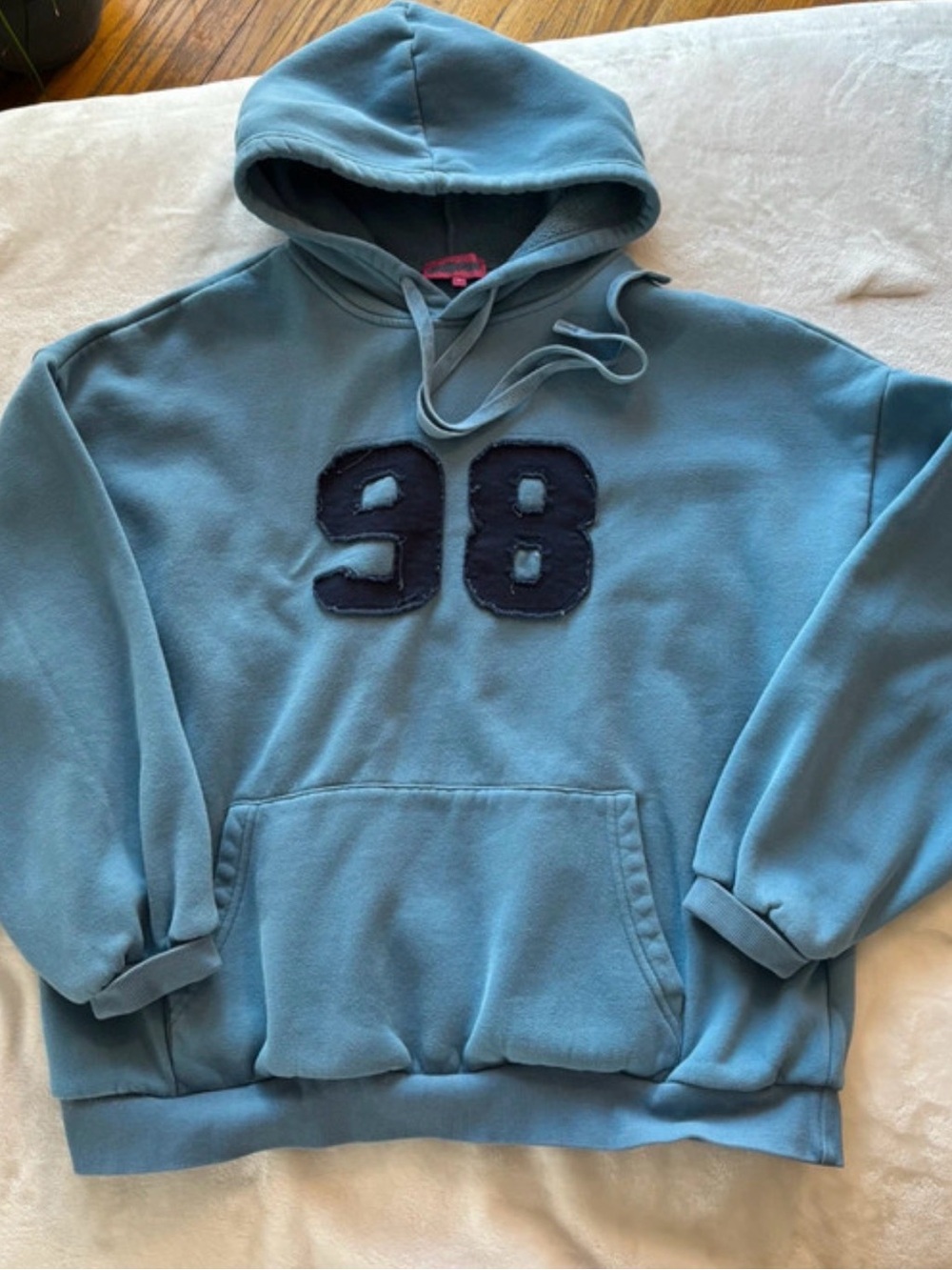 Edikted 98 Hoodie Sweatshirt - Light Blue